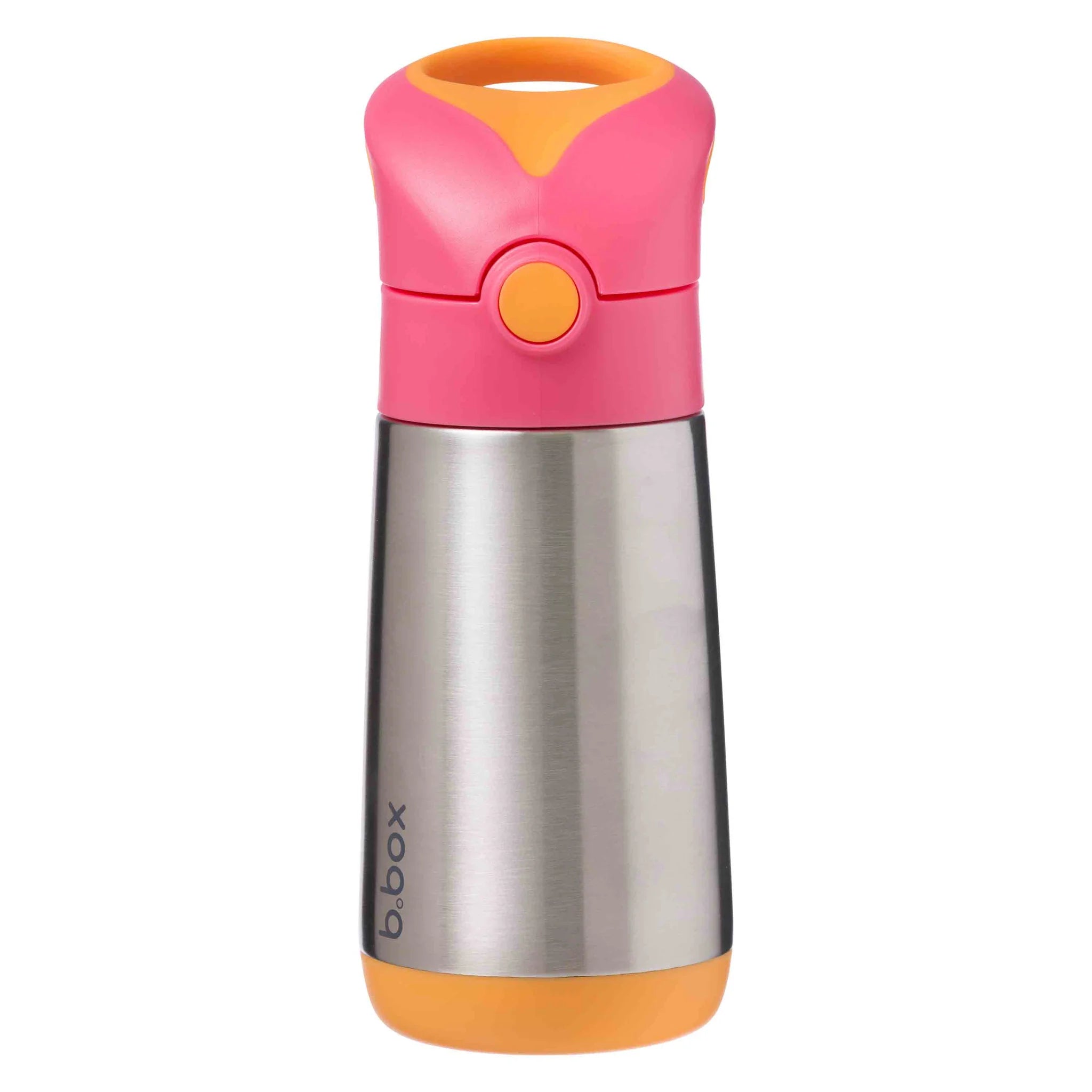 b.box Insulated Straw Bottle 350ml – Strawberry Shake