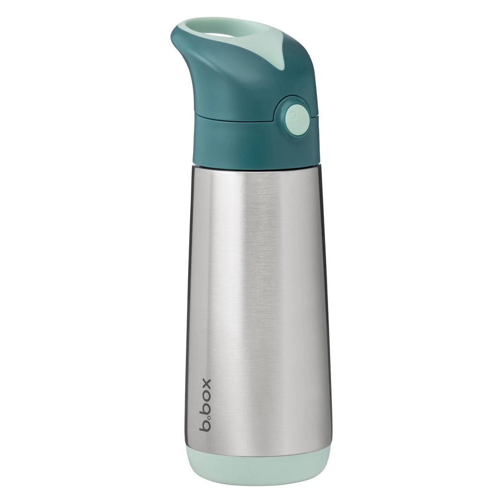 b.box Insulated Straw Bottle 500ml – Emerald Forest