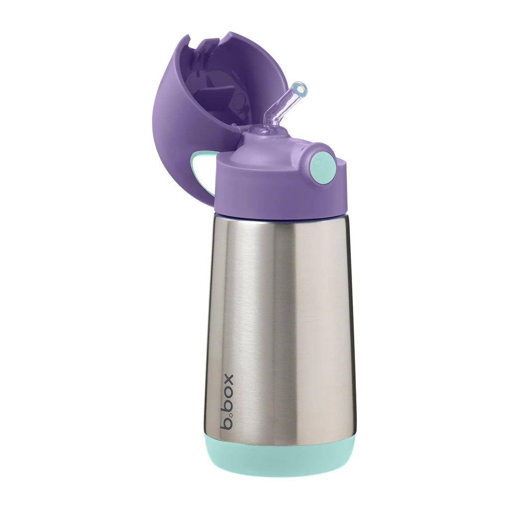 b.box Insulated Straw Bottle 350ml – Lilac Pop