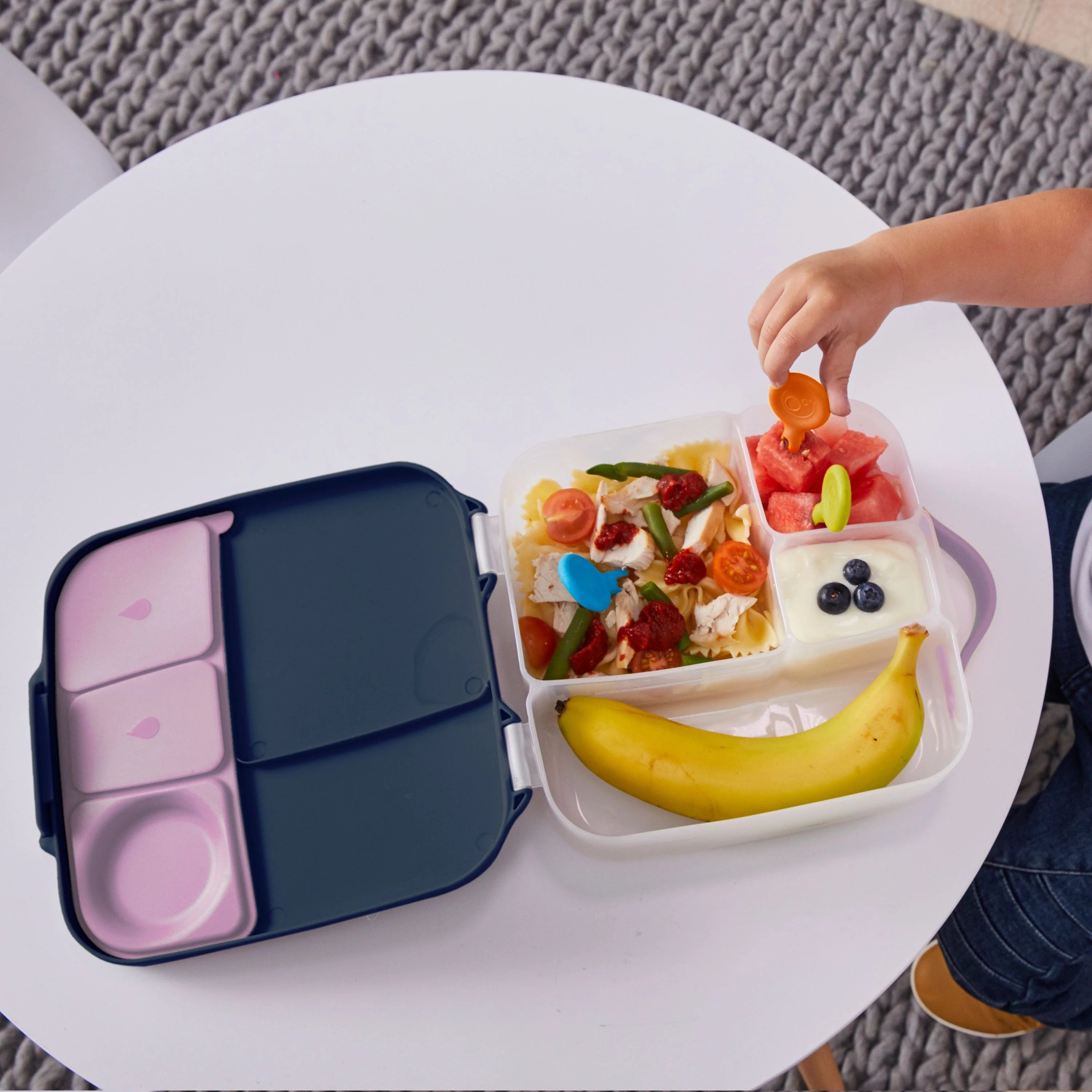 b.box Lunchbox – Indigo Rose