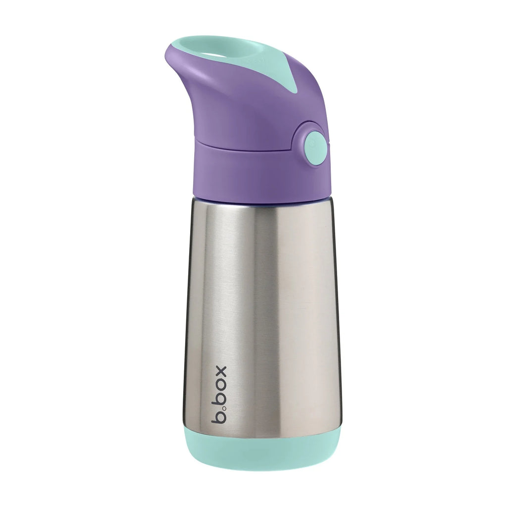 b.box Insulated Straw Bottle 350ml – Lilac Pop