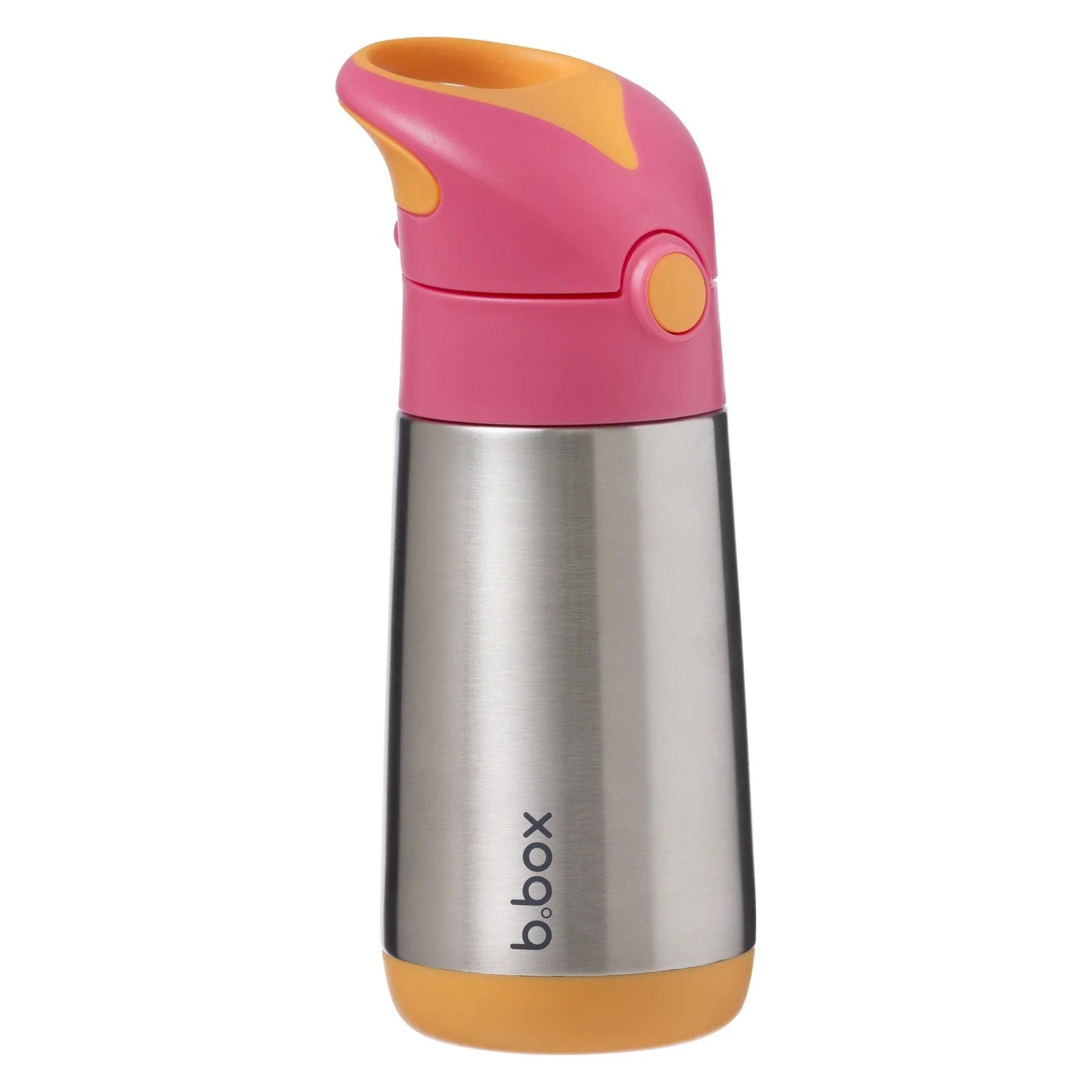 b.box Insulated Straw Bottle 350ml – Strawberry Shake