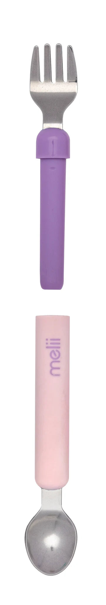 Melii Spork On the Go - Pink / Purple