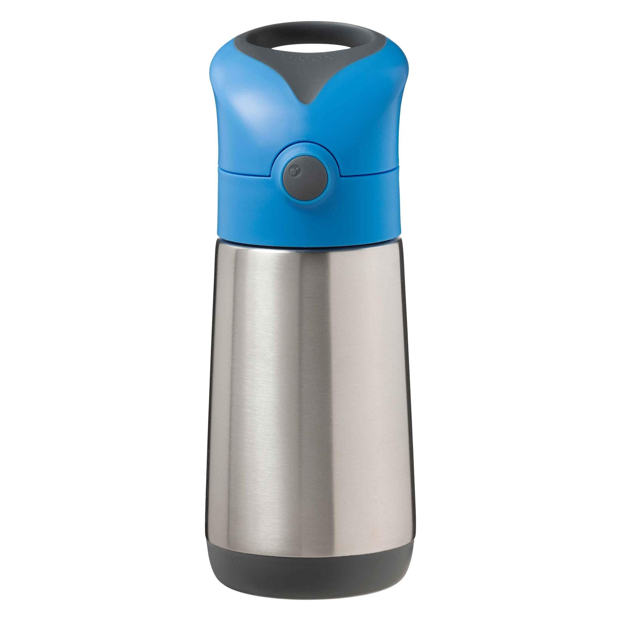 b.box Insulated Straw Bottle 350ml – Blue Slate